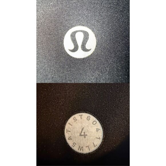 Lululemon Fast & Free 7/8 Tight II Nulux 25" Black Size 4 - Picture 9 of 11